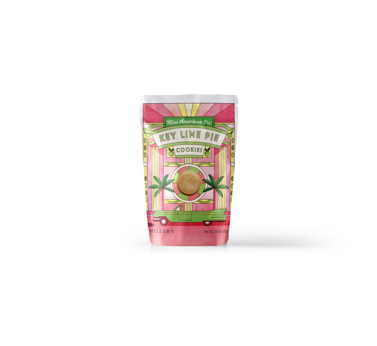 Miller's Miss American Pie Artisan Biscuits Key Lime Pie Cookies | 2.6 oz