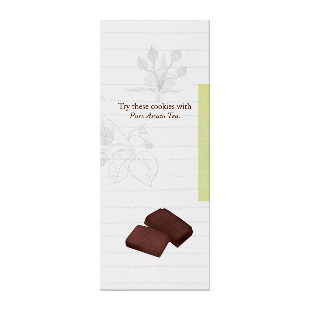 Miller's Artisan Biscuits Elegant & English Gluten-Free Raspberries & Dark Chocolate Shortbread Cookies | 4.4 oz