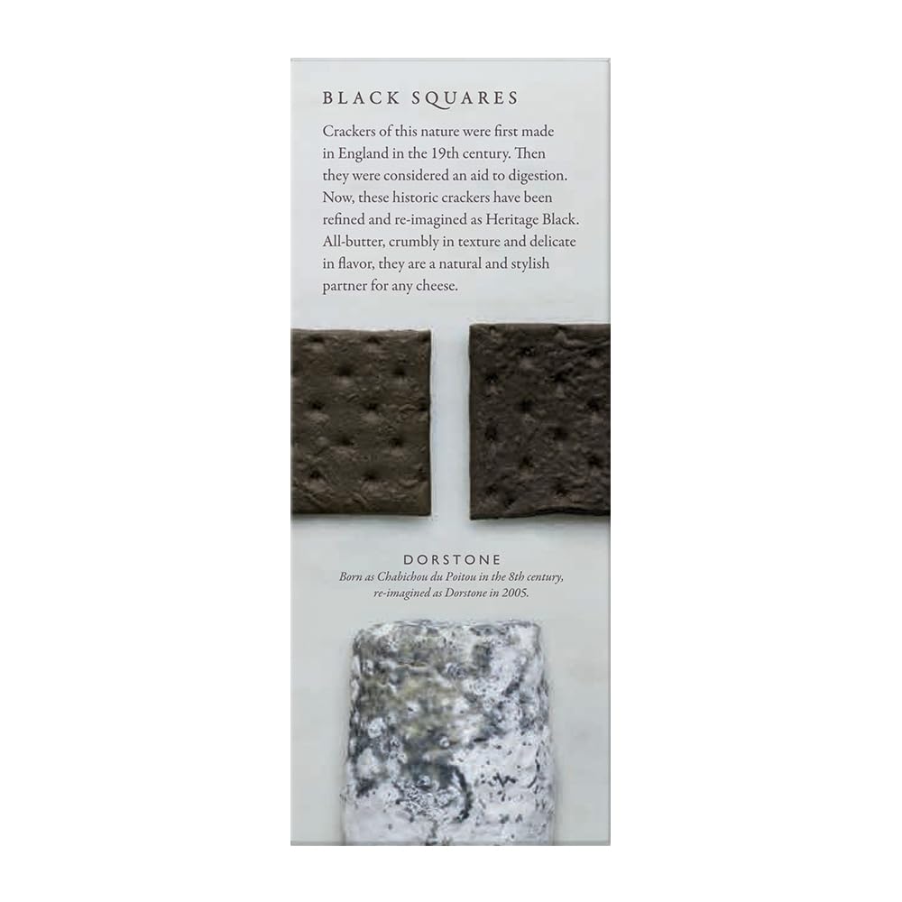 The Fine Cheese Co. Black Squares | Great for Halloween or Entertaining | 5.3 oz