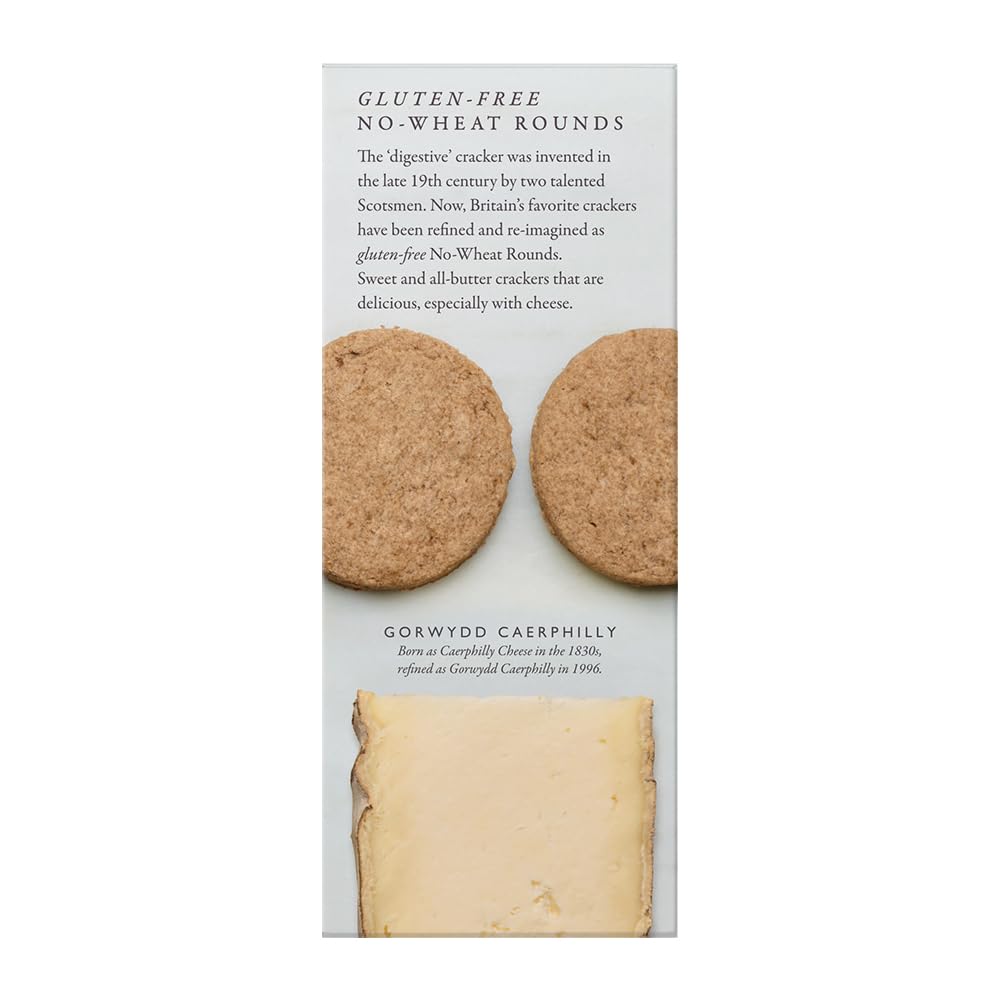 The Fine Cheese Co. No-Wheat Rounds | Gluten-Free Crackers | 5.3 oz