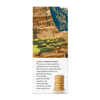Miller's Grate Britain Artisan Biscuits Cheddar Buttercrumb Biscuits Snack Crackers | 37% Real English Cheddar Cheese | 4.4 oz