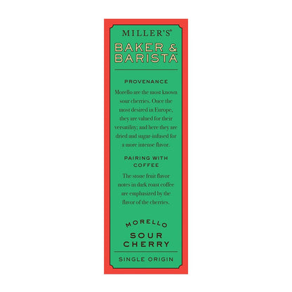 Miller's Artisan Biscuits Baker & Barista Morello Sour Cherry Shortbread Cookies | 4.2 oz