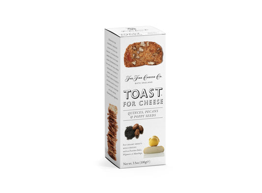 The Fine Cheese Co. Toast for Cheese with Quince, Pecans & Poppy Seeds | 3.5 oz