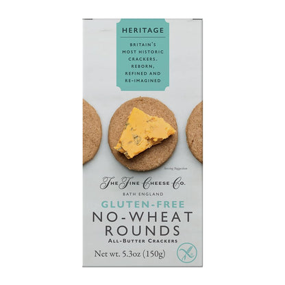 The Fine Cheese Co. No-Wheat Rounds | Gluten-Free Crackers | 5.3 oz