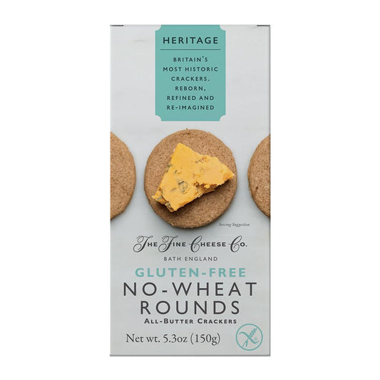 The Fine Cheese Co. No-Wheat Rounds | Gluten-Free Crackers | 5.3 oz