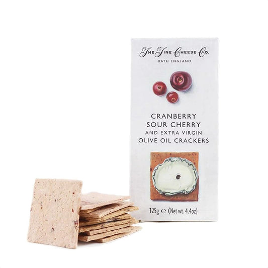 The Fine Cheese Co Cranberry, Sour Cherry & Extra Virgin Olive Oil Crackers | 4.4 ounce