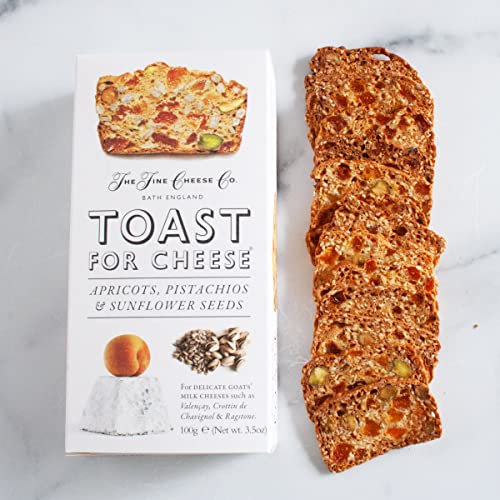 The Fine Cheese Co. Toast for Cheese Apricots Pistachios & Sesame Seed | 3.5 oz