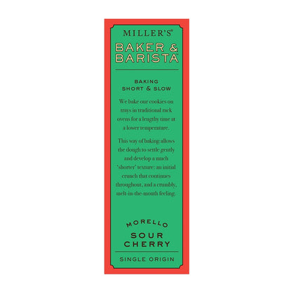 Miller's Artisan Biscuits Baker & Barista Morello Sour Cherry Shortbread Cookies | 4.2 oz