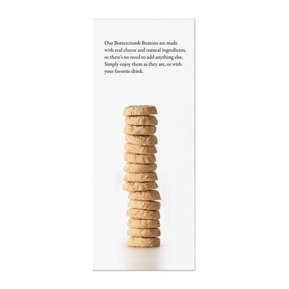 The Fine Cheese Co. Gruyere Buttercrumb Buttons Snack Crackers | 37% Real Swiss Cheese | 4.4 oz