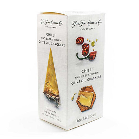 The Fine Cheese Co. Spicy Chili Pepper & Extra Virgin Olive Oil Flavored Crackers | 4.4 ounce