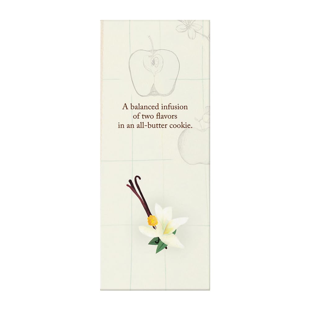 Miller's Artisan Biscuits Elegant & English Baked Apple & Custard Shortbread Cookies | 4.9 oz