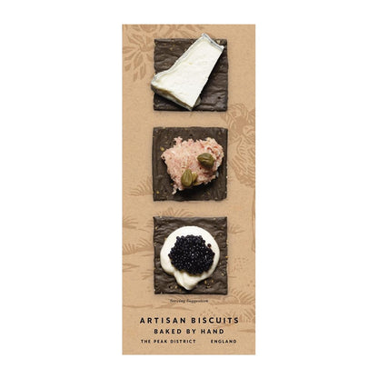 Miller's Gluten-Free Black Crackers | Dark and Crispy Square Crackers | 3.5 oz
