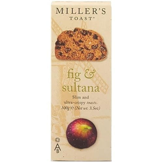 Miller's Artisan Biscuits Toast with Fig & Sultana | 3.5 oz