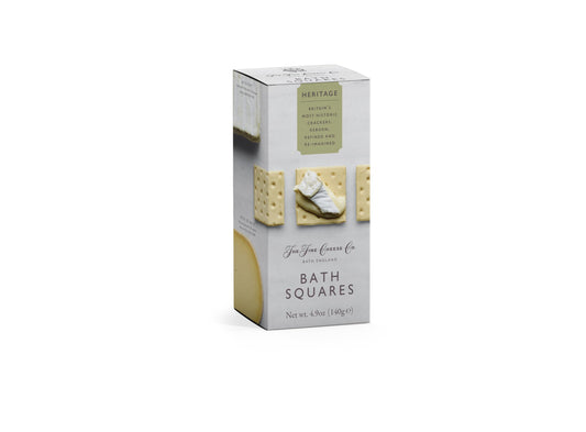 The Fine Cheese Co. Bath Squares Crackers | Made with British Butter | 4.9 oz