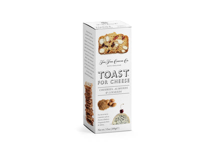 The Fine Cheese Co. Toast for Cheese with Cherries, Almonds & Linseeds | 3.5 oz