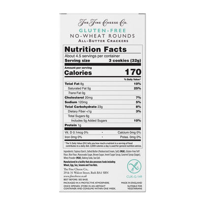 The Fine Cheese Co. No-Wheat Rounds | Gluten-Free Crackers | 5.3 oz