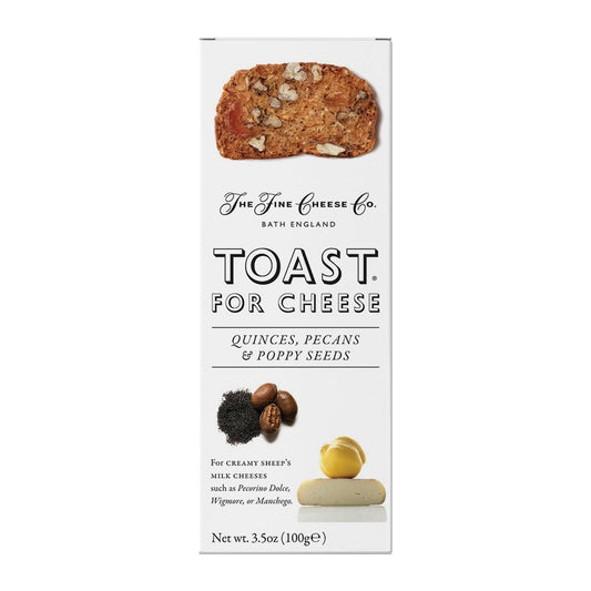 The Fine Cheese Co. Toast for Cheese with Quince, Pecans & Poppy Seeds | 3.5 oz