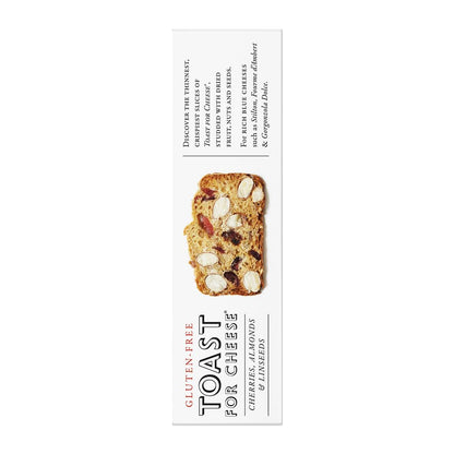 The Fine Cheese Co. Gluten-Free Toasts for Cheese with Cherries, Almonds & Linseeds | 3.5 oz